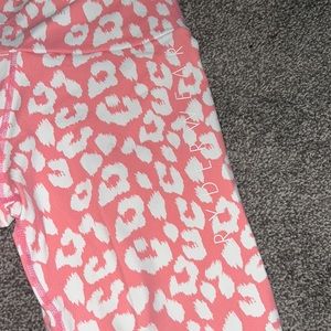 Ryder wear athletic leggings cheetah pink and white